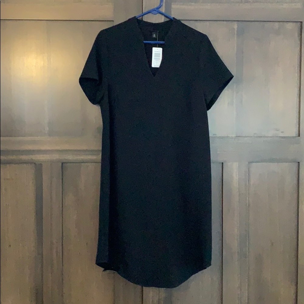 Torrid Black Crepe Shift Dress NWT